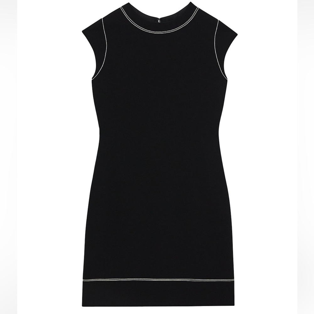 Theory Embroidered Mini Dress $325 MSRP - Picture 3 of 8